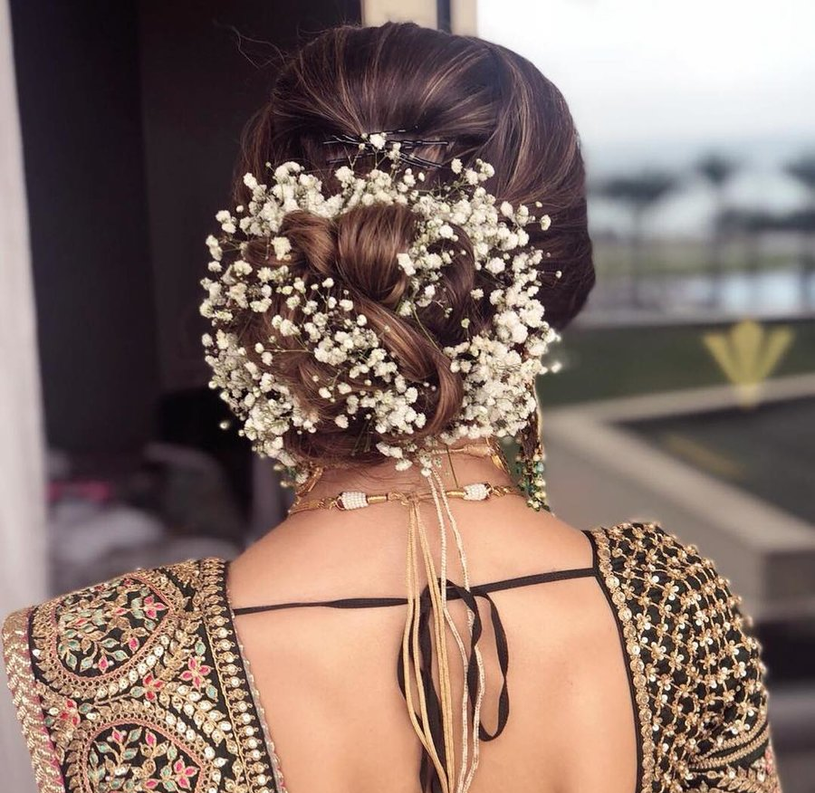 Trending Bridal Hair Styles| Trending bridal hairstyle| Bun hairstyle