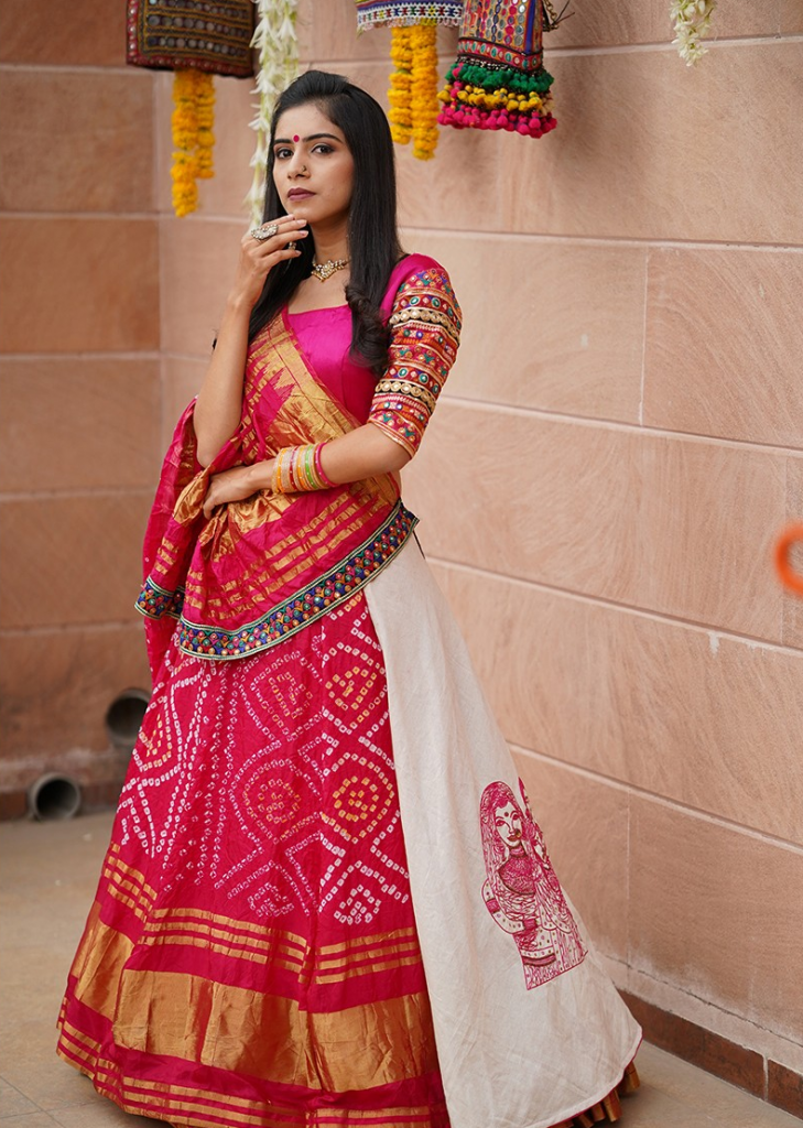 Bandhani Lehenga