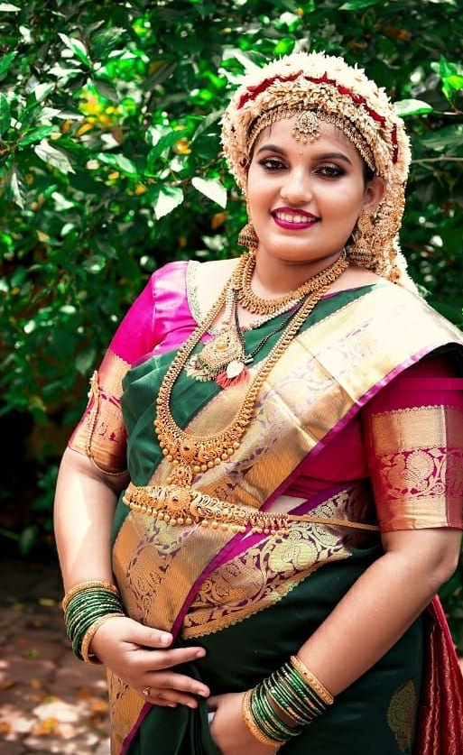 Sonphool Konkani tradition|Mangalore style mallige moggu hairdo | Mangalore Sharade