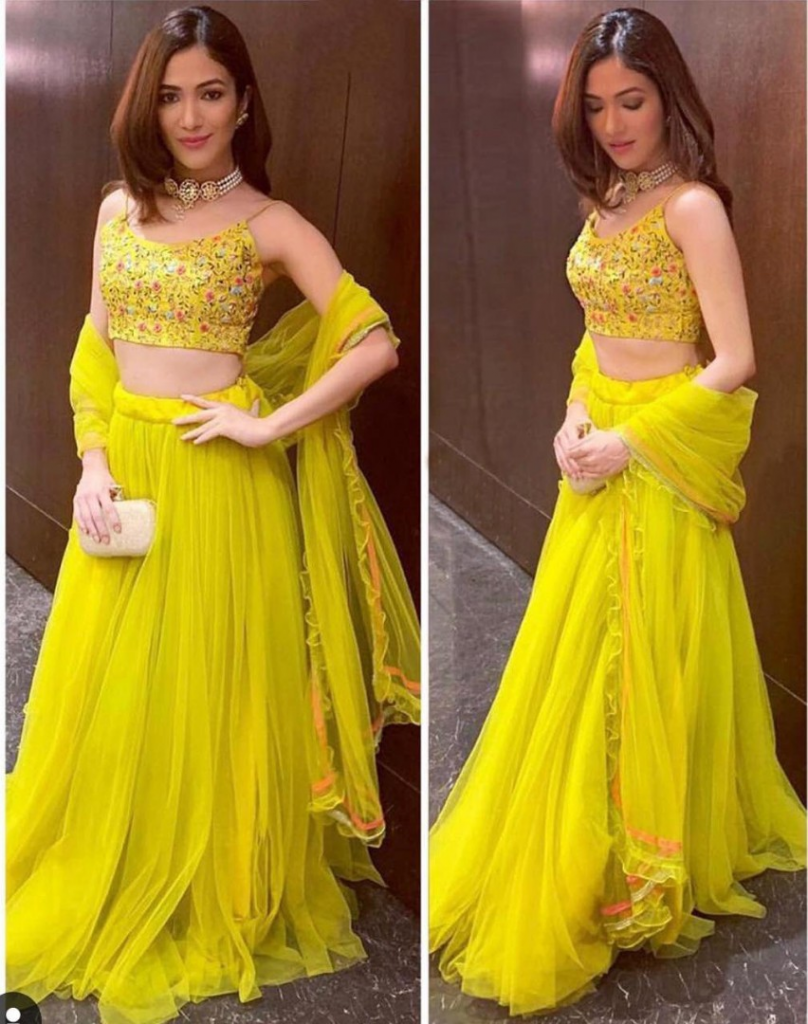 Neon Lehenga