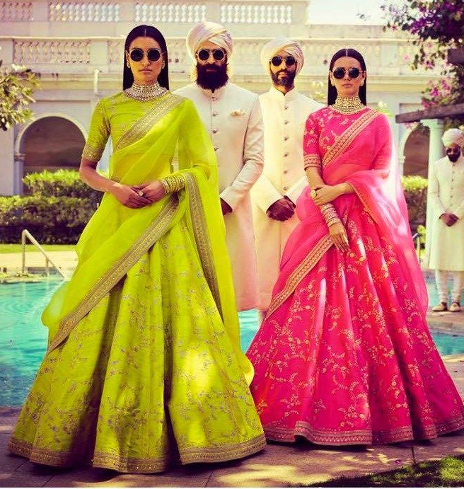 Bridal Neon Lehenga