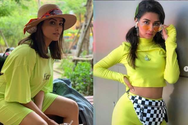 Neon dress|Anita Hasnandani|Lime Green trend