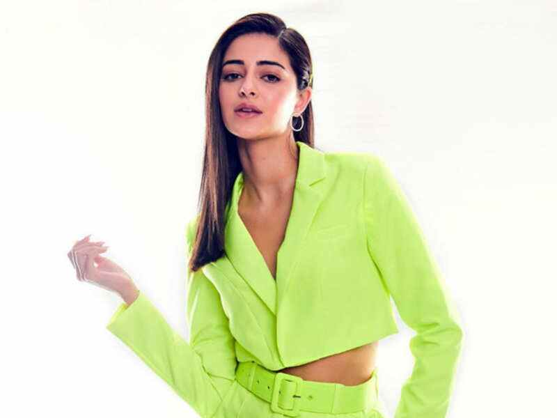 Neon Greeen top|Ananya Panday|Chunky Panday