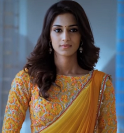 Emroidery boat neck blouse and yellow saree|Kuch Rang Pyar Ke Aise Bhi