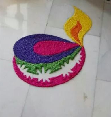 Easy  Rangoli designs