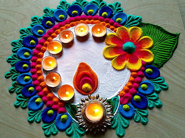 Simple Diwali Rangoli Designs - Rangoli Designs | Rangoli designs ...