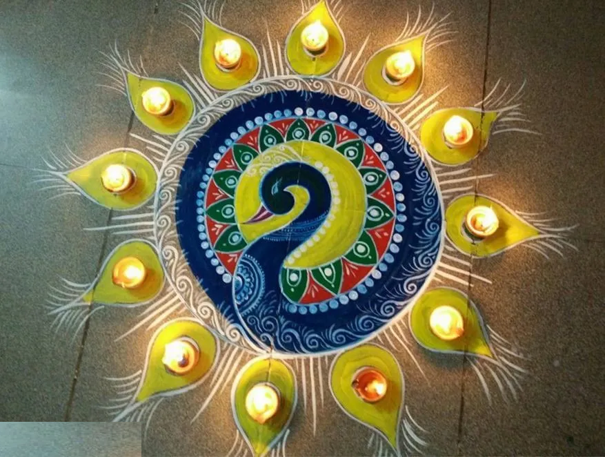 DIwali rangoli designs