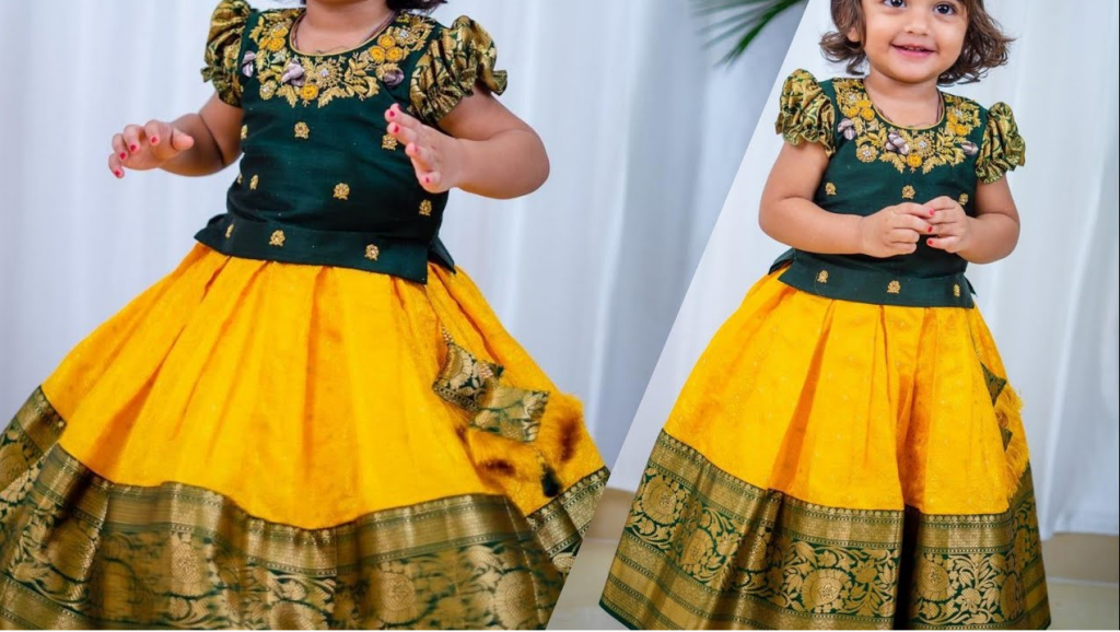 Pattu Pavadai Designs for Kids|Udda Langa for Kids|Langa Blouse Designs for Kids