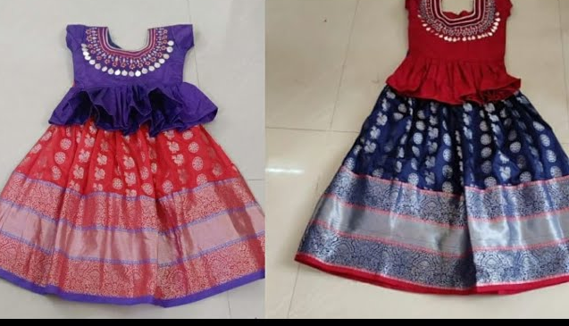 Pattu Pavadai Designs for Kids|Udda Langa for Kids|Langa Blouse Designs for Kids