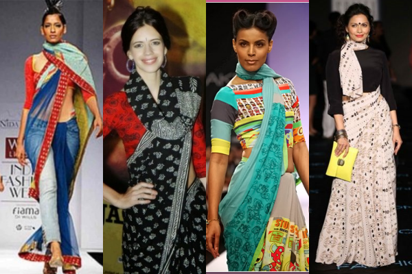  Saree Draping Styles|Scarf saree style