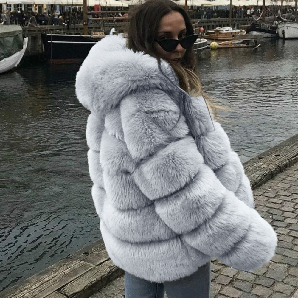 Winter Wear For Women| Long Faux Fur Coat